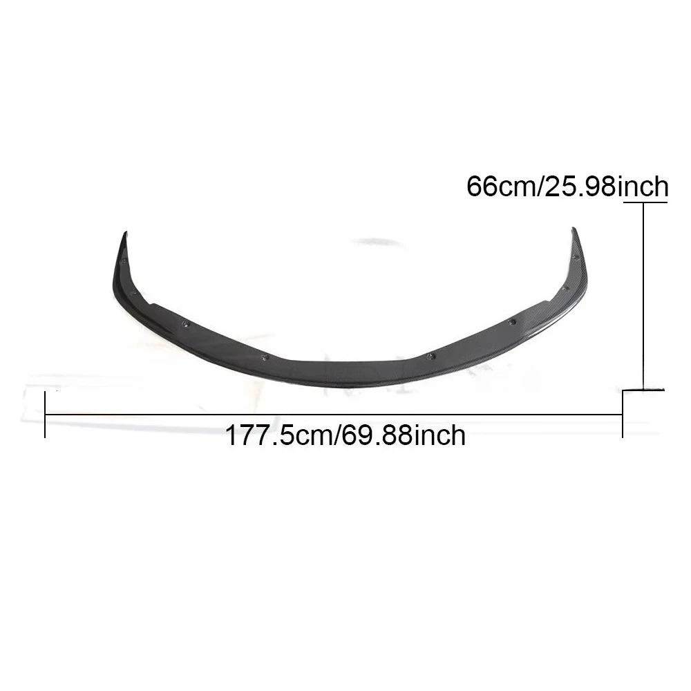 Pre-Preg Carbon Fiber Front Bumper Lip For 2019-2020